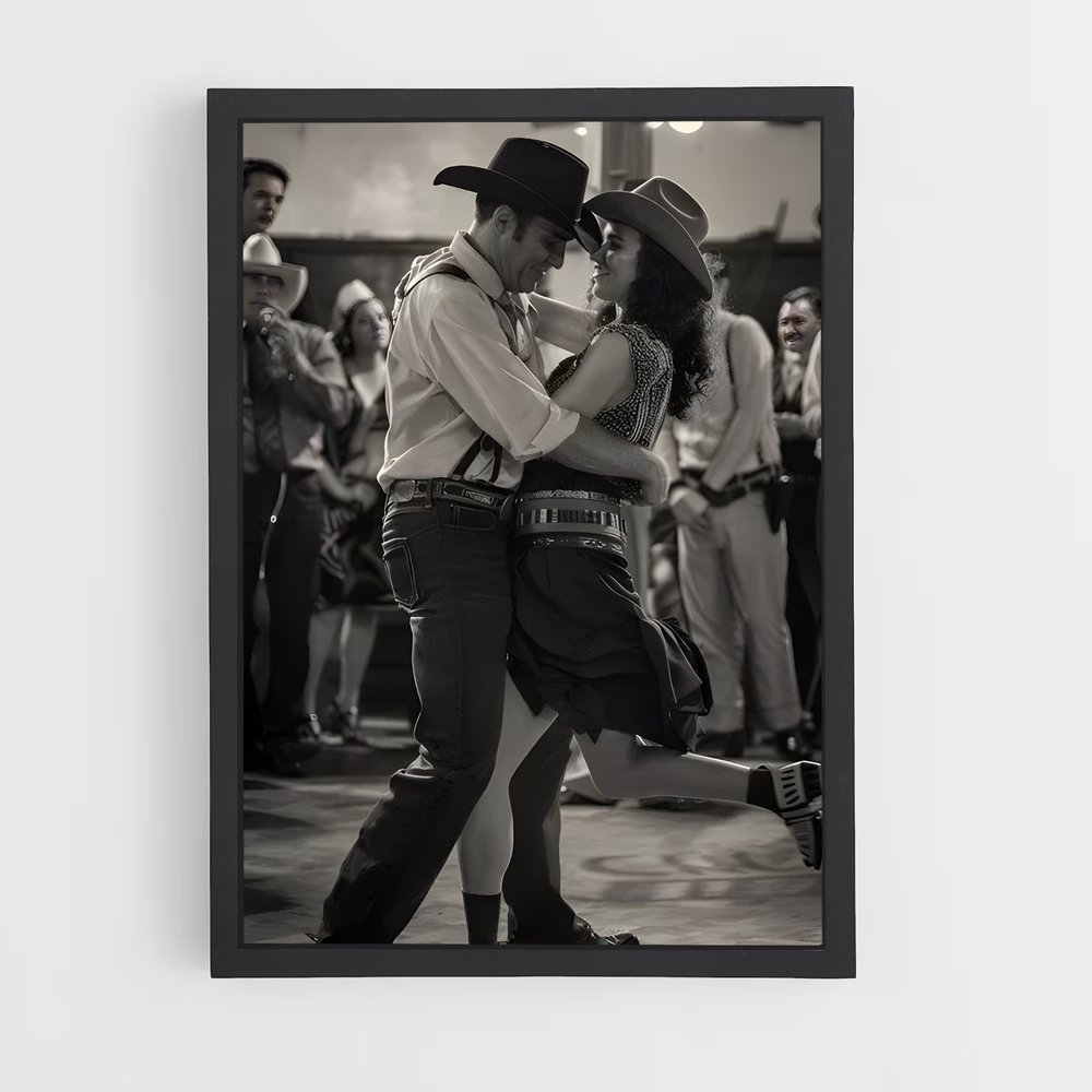Poster Country de dance – affiche Danse (vue 2)